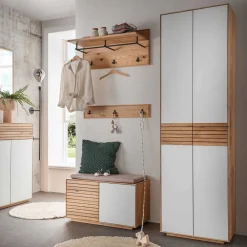 Wohnen Schuhschränke|Garderobenbänke*Dielenbank aus Asteiche Massivholz - Zonga