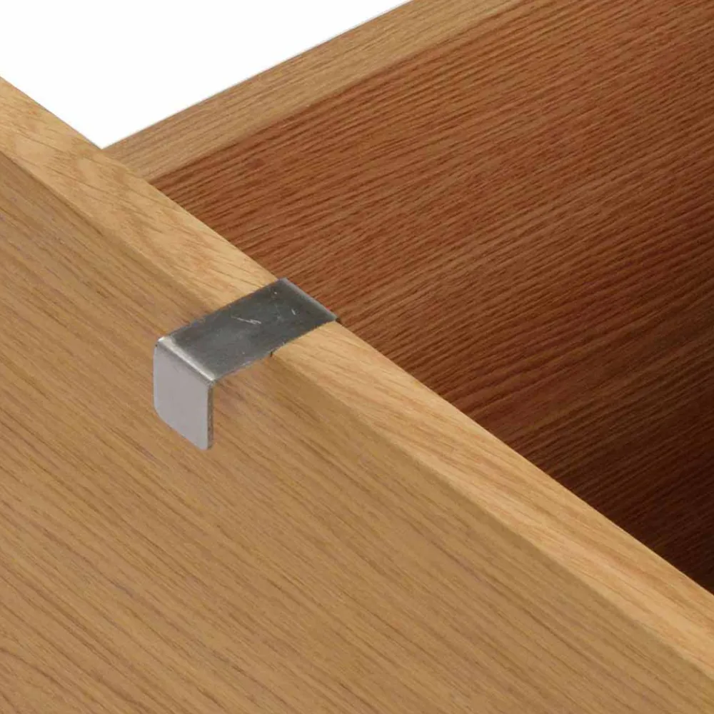 Wohnen Schuhschränke*Dielenbank Helvana mit Eiche Furnier