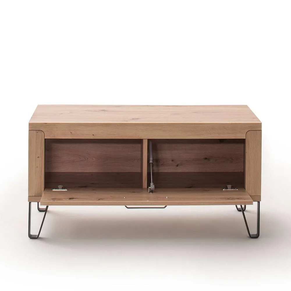 Wohnen Dielenbank in Wildeiche Optik - Carry