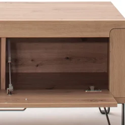 Wohnen Dielenbank in Wildeiche Optik - Carry