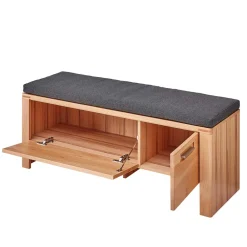 Wohnen Dielenbank mit Schublade und Klappe - Viktorion