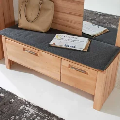 Wohnen Dielenbank mit Schublade und Klappe - Viktorion