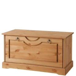 Wohnen Dielenbank mit Schuhklappe aus Massivholz - Edranov