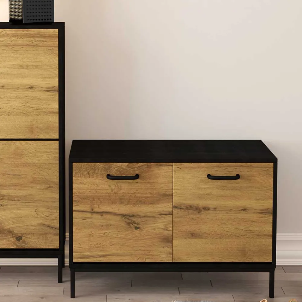 Wohnen Schuhschränke*Dielenbank mit zwei Schubladen - Gunnar