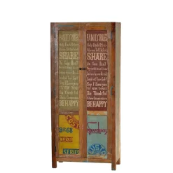 Wohnen Dielenkleiderschrank Creek in Bunt