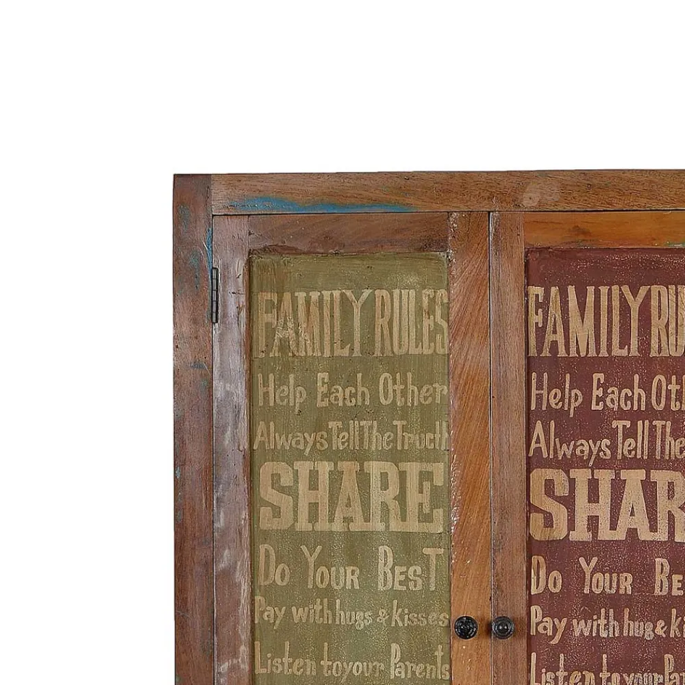 Wohnen Dielenkleiderschrank Creek in Bunt