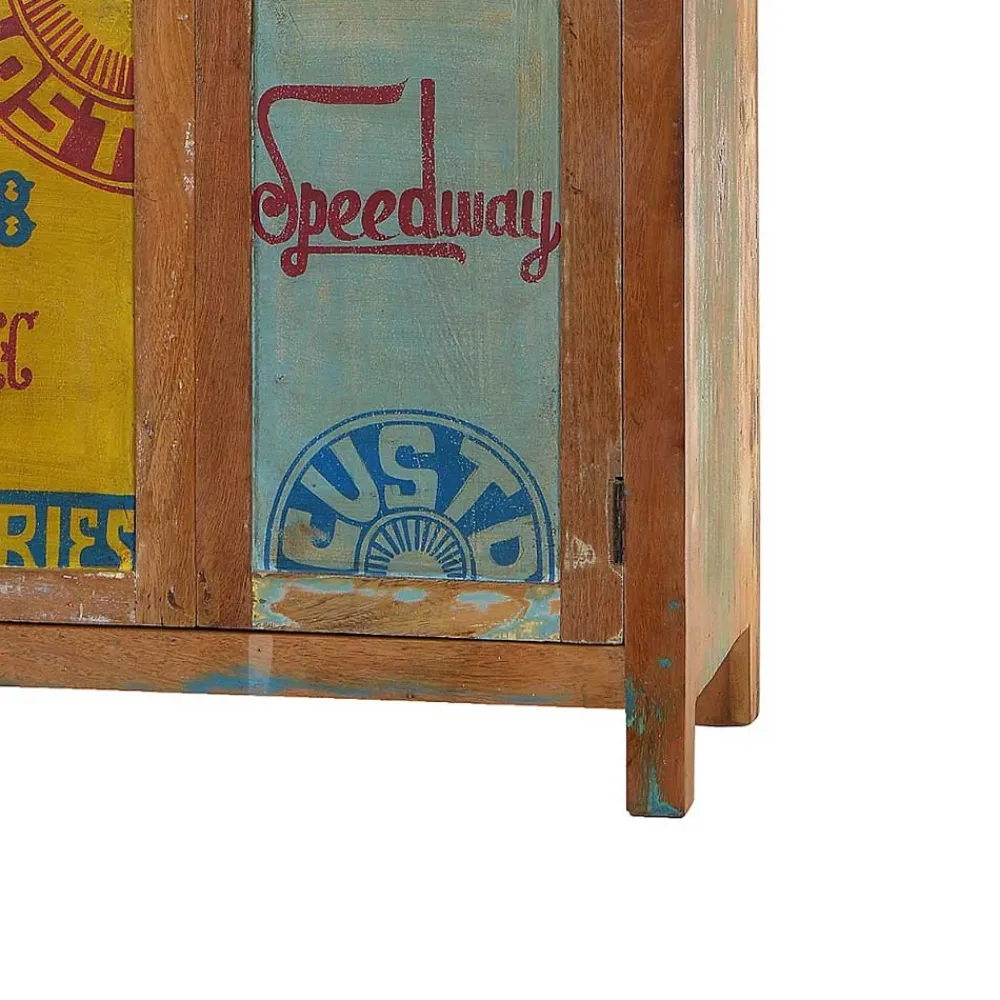 Wohnen Dielenkleiderschrank Creek in Bunt