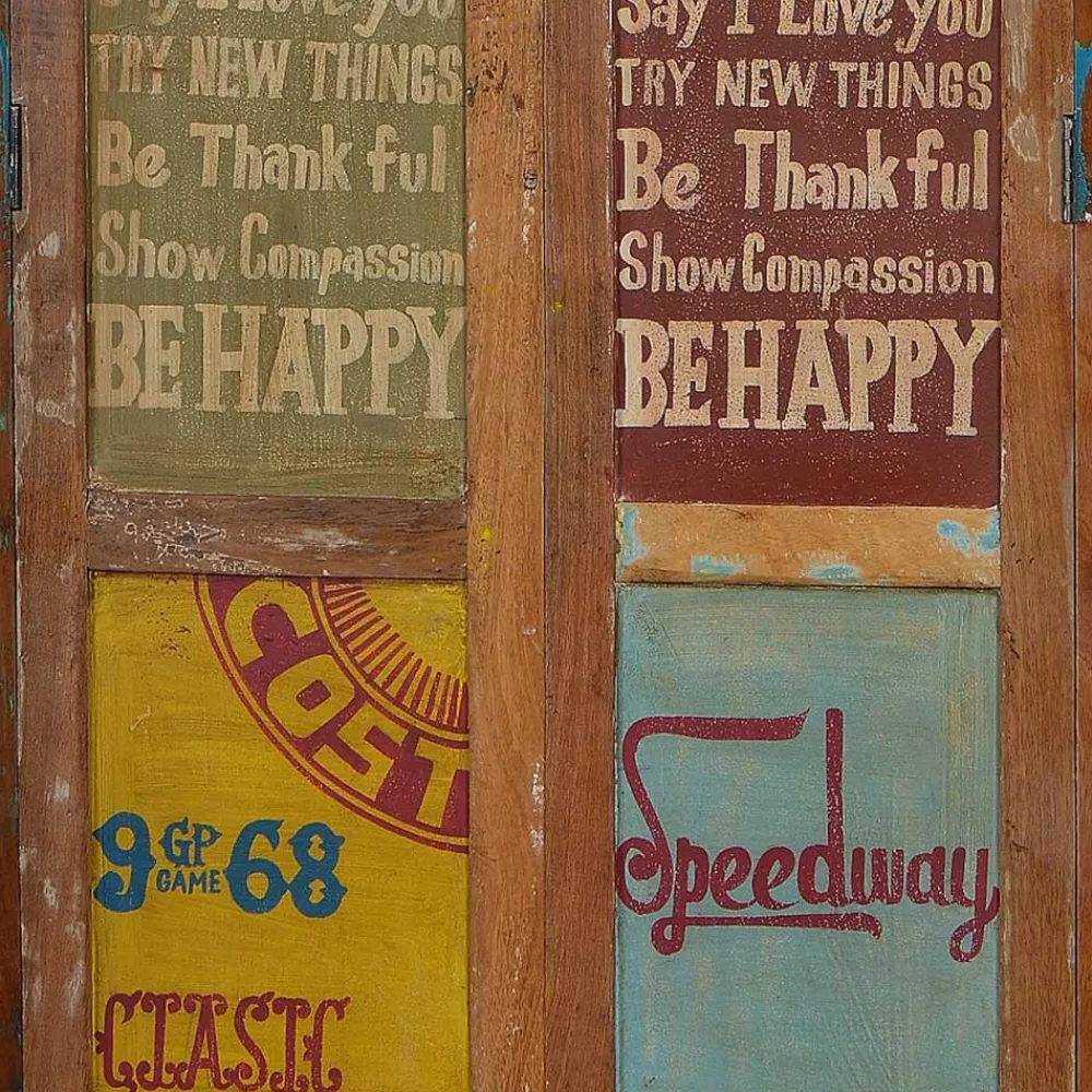 Wohnen Dielenkleiderschrank Creek in Bunt