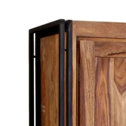 Wohnen Designermöbel|Garderobenschränke*Dielenkleiderschrank Mendoza aus Akazie Massivholz