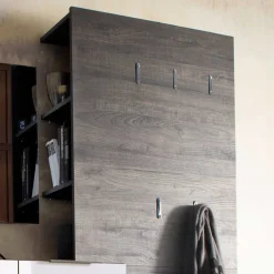 Wohnen Dielenmöbel Satumare in Braun Wenge Dekor (dreiteilig)