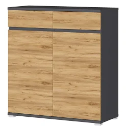 Wohnen Garderoben|Garderoben*Dielenmöbel Set in Dekor Wildeiche - Orsecca (vierteilig)