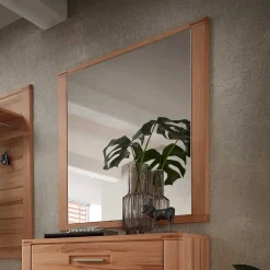 Wohnen Dielenspiegel mit Kernbuche Holzrahmen - Viktorion