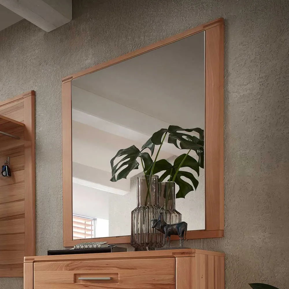 Wohnen Dielenspiegel mit Kernbuche Holzrahmen - Viktorion