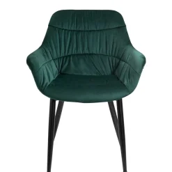 Wohnen Dining Chair mit Armlehnen in Dunkelgrün - Pilawan