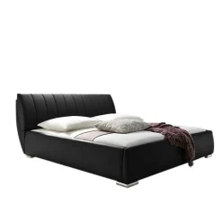 Wohnen Jugendbetten*Doppelbett Bermuda aus Kunstleder