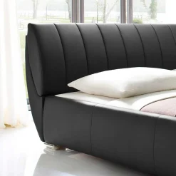 Wohnen Jugendbetten*Doppelbett Bermuda aus Kunstleder