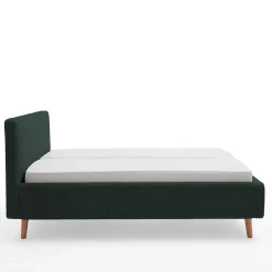 Wohnen Jugendbetten*Doppelbett in Dunkelgrün Cord - Topra