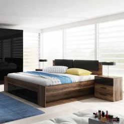 Wohnen Jugendbetten*Doppelbett mit Sockel und Stauraum - Ulpro