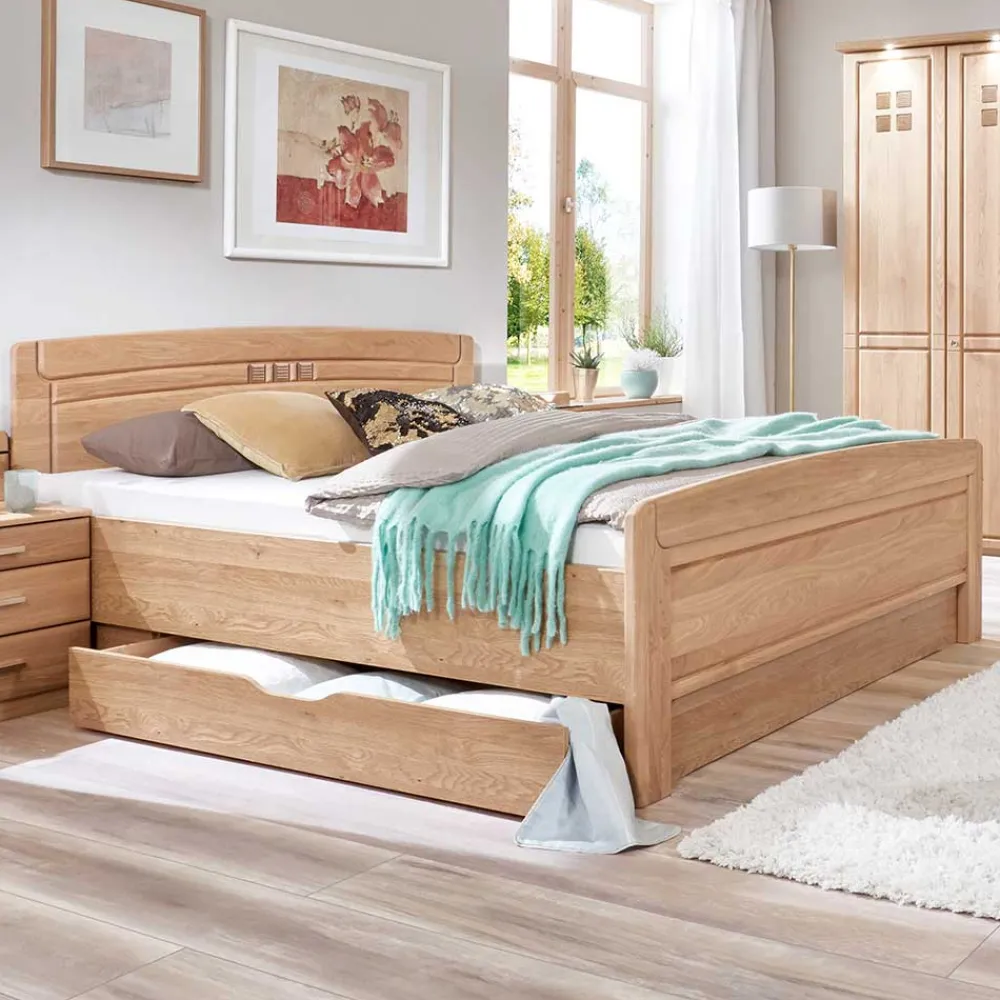 Wohnen Doppelbettgestell mit Schubladen - Sendician