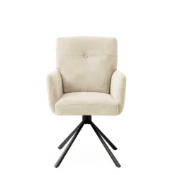 Wohnen Wohnzimmerstühle*Drehbare Armlehnstühle in Beige - Laans (2er Set)