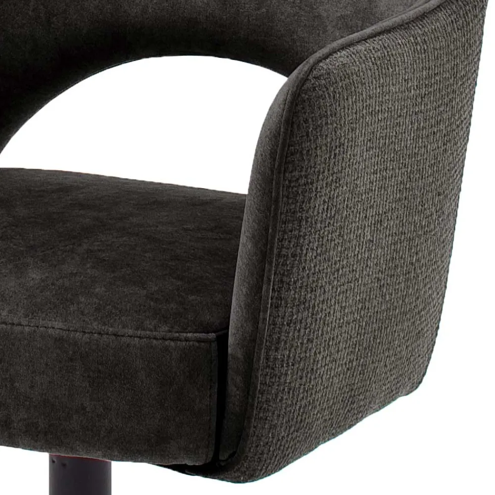 Wohnen Drehbare Esszimmerstühle mit Armlehnen - Bergen (2er Set)