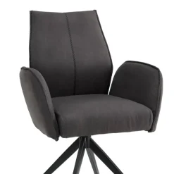 Wohnen Küchenstühle|Esszimmerstühle*Drehbare Polsterstühle mit Armlehnen - Aturin (2er Set)