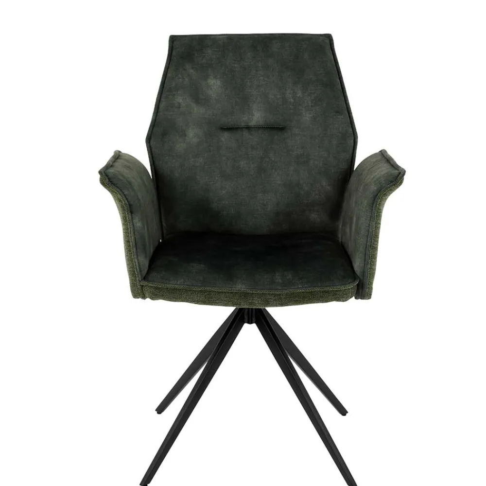 Wohnen Drehbare Stühle mit Armlehnen - Vanencia (4er Set)