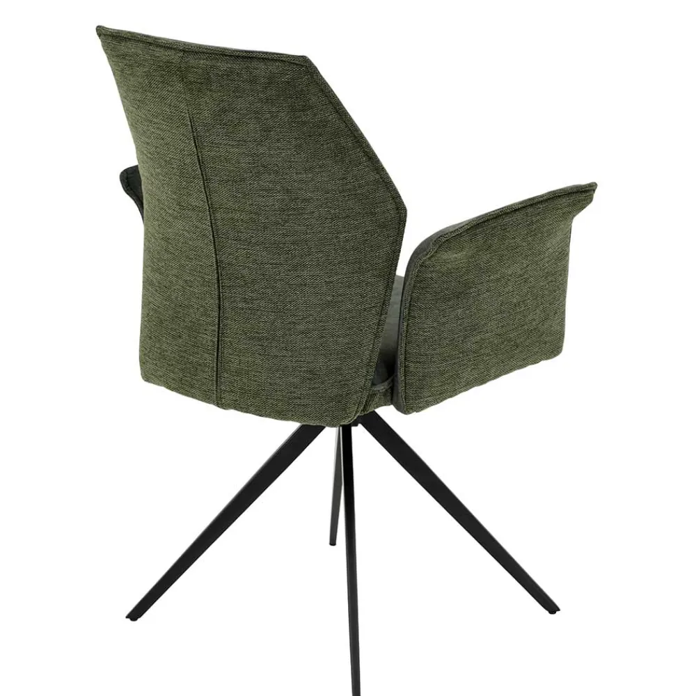 Wohnen Drehbare Stühle mit Armlehnen - Vanencia (4er Set)