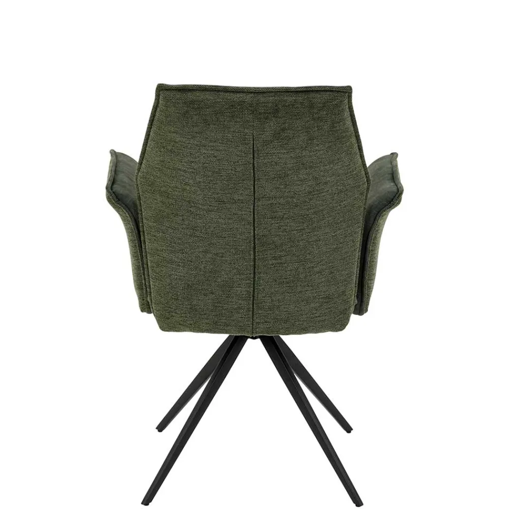 Wohnen Drehbare Stühle mit Armlehnen - Vanencia (4er Set)