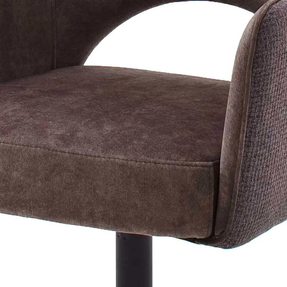 Wohnen Drehbare Tischsessel in Hellbraun - Rovinja (2er Set)