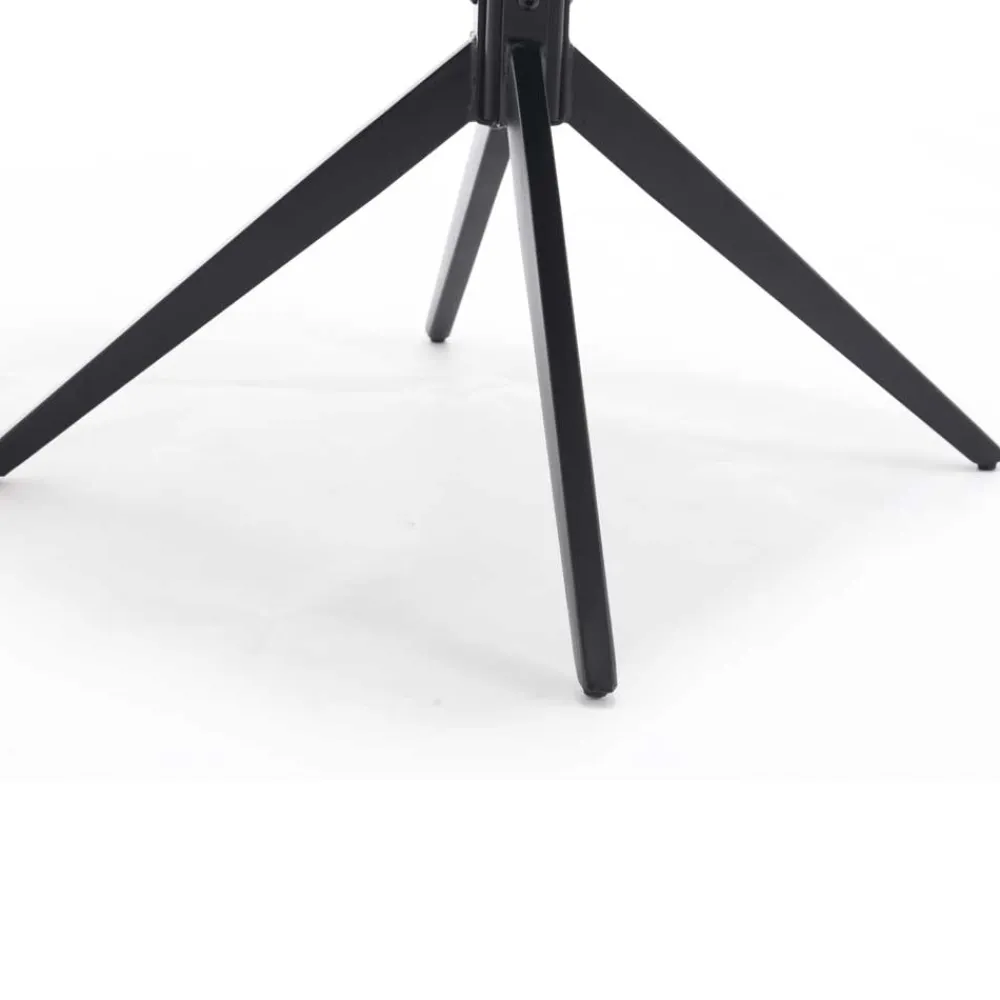 Wohnen Drehbarer Armlehnenstuhl in Anthrazit - Bevania (2er Set)