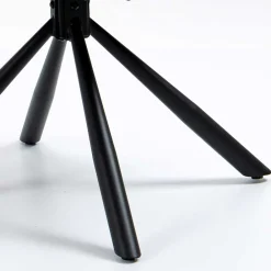 Wohnen Drehbarer Armlehnenstuhl in Türkis - Maior (2er Set)