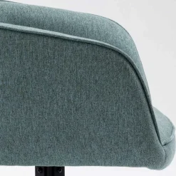 Wohnen Drehbarer Armlehnenstuhl in Türkis - Maior (2er Set)