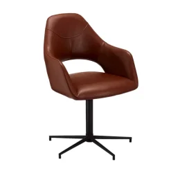 Wohnen Drehbarer Armlehnenstuhl für Esstisch - Numento (2er Set)