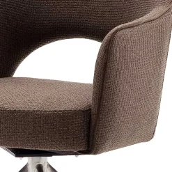 Wohnen Wohnzimmerstühle*Drehbarer Armlehnenstuhl fürs Esszimmer - Mailak (2er Set)