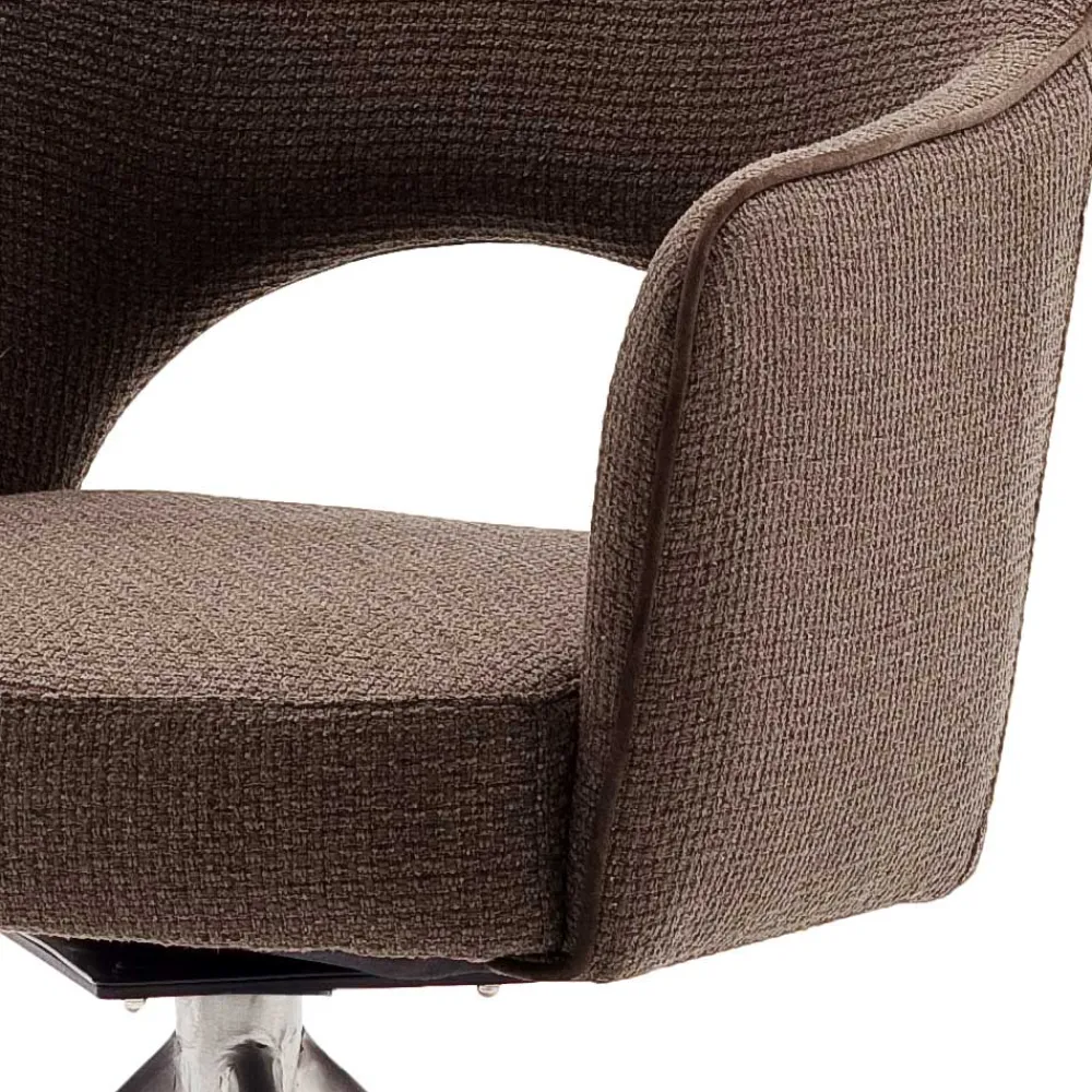 Wohnen Wohnzimmerstühle*Drehbarer Armlehnenstuhl fürs Esszimmer - Mailak (2er Set)