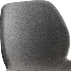 Wohnen Drehbarer Barstuhl in Anthrazit & Edelstahl - Anturina