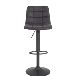 Wohnen Drehbarer Barstuhl in Anthrazit - Janyna (2er Set)