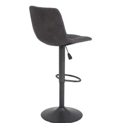 Wohnen Drehbarer Barstuhl in Anthrazit - Janyna (2er Set)