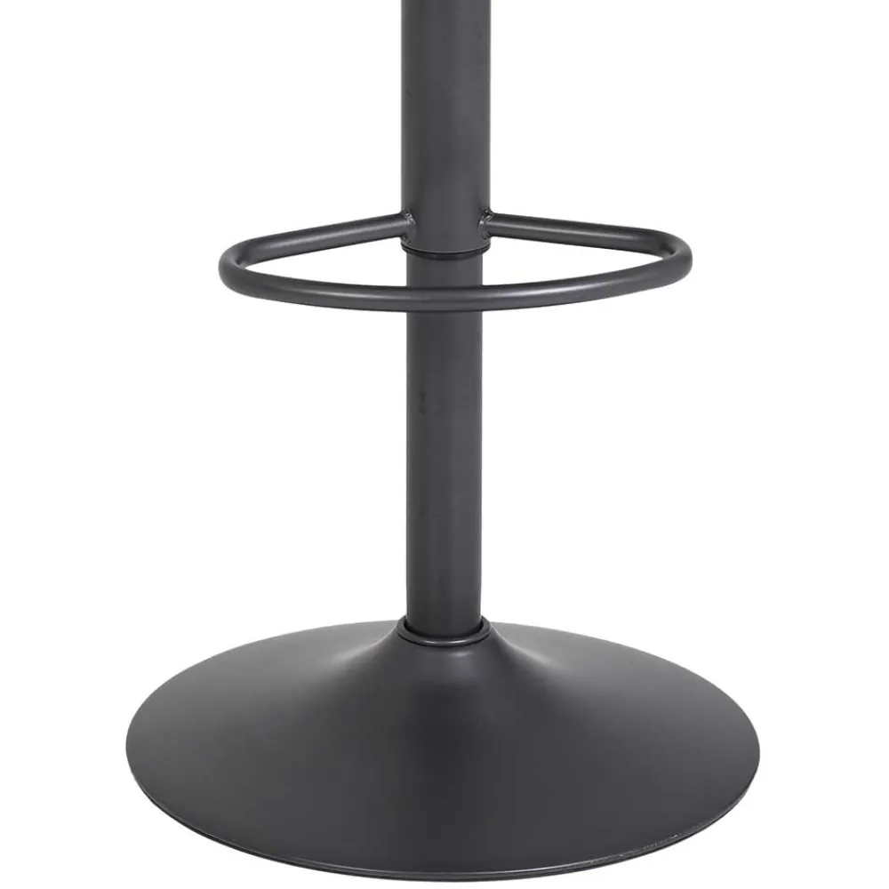 Wohnen Drehbarer Barstuhl in Anthrazit - Janyna (2er Set)