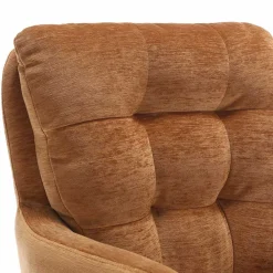 Wohnen Drehbarer Esstischsessel in Ockergelb - Karin (2er Set)