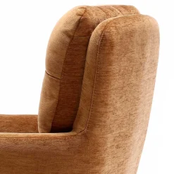 Wohnen Drehbarer Esstischsessel in Ockergelb - Karin (2er Set)