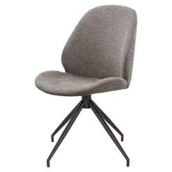 Wohnen Schwarze Möbel|Küchenstühle*Drehbarer Esszimmerstuhl im Modernen Stil - Xaidon (2er Set)