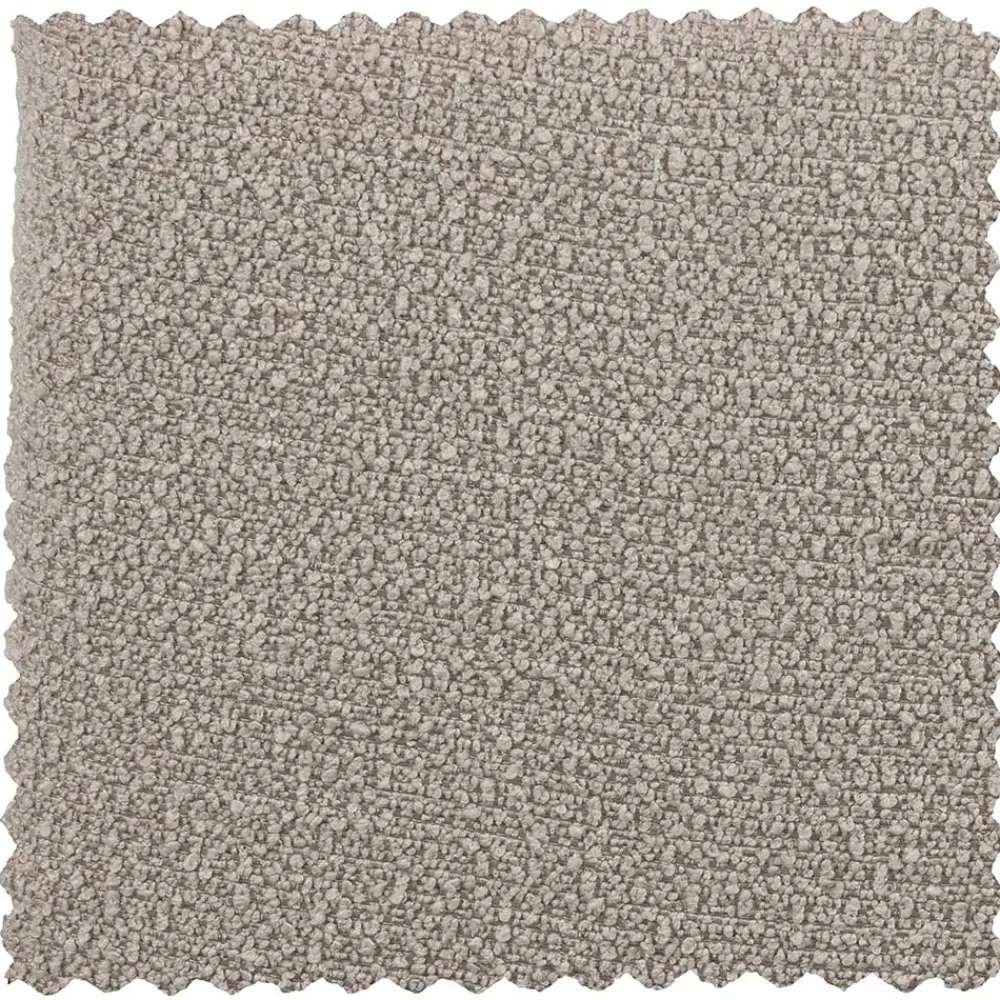 Wohnen Drehbarer Polsterstuhl aus Boucle Stoff in Beige - Magan