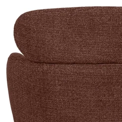 Wohnen Braune Möbel|Küchenstühle*Drehbarer Polsterstuhl in Kastanienbraun Stoff - Rajavo (2er Set)