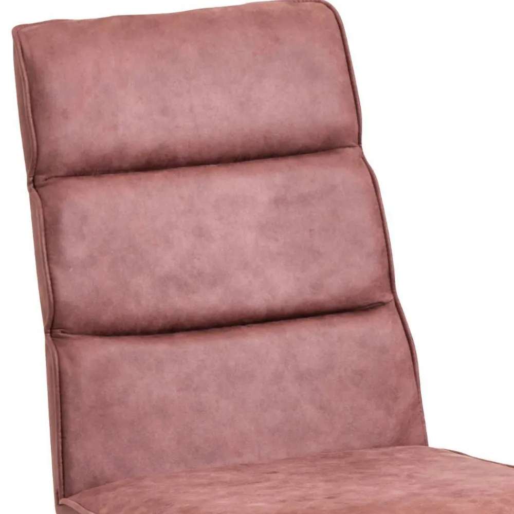 Wohnen Drehbarer Polsterstuhl in Rosenholz - Gulmez (2er Set)