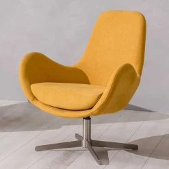 Wohnen Sessel & Hocker|Stühle*Drehbarer Retrosessel in Gelb - Phantom