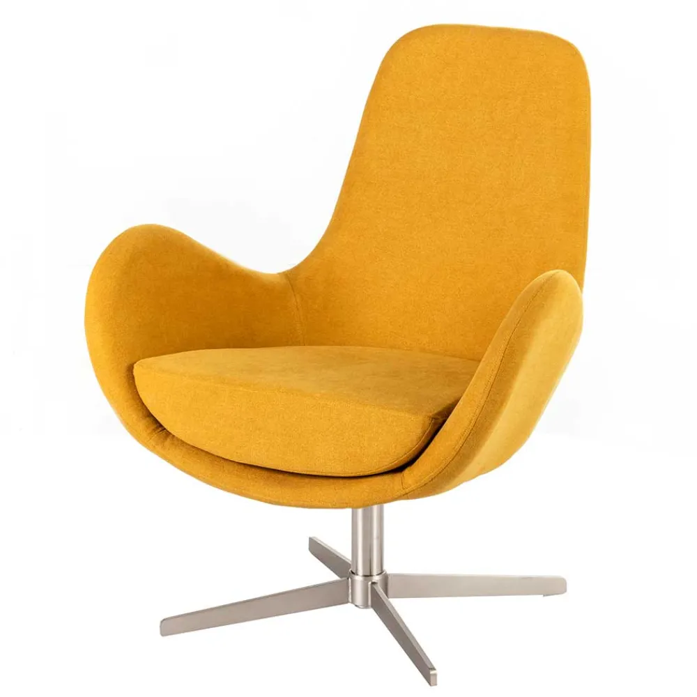 Wohnen Sessel & Hocker|Stühle*Drehbarer Retrosessel in Gelb - Phantom