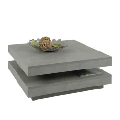 Wohnen Küchentische|Esszimmertische*Drehbarer Sofatisch in Beton Optik - California