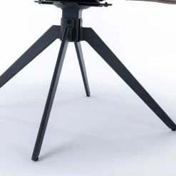 Wohnen Drehbarer Tischsessel in Braun - Adelaide